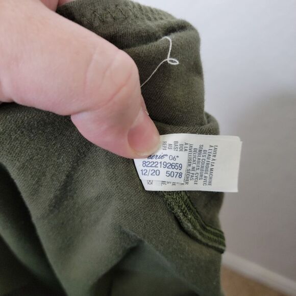 Aerie Offline Size XXL Olive Green Cotton OG Regular Rise Pull-On Leggings - Picture 7 of 7